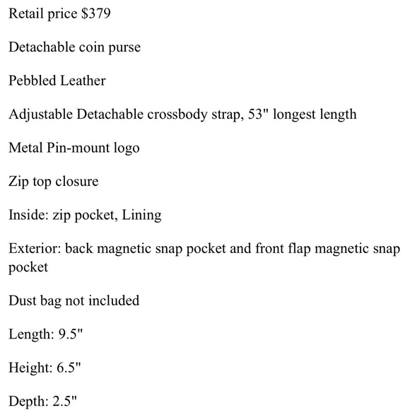 ♠️♥️KATE SPADE NY ♥️♣️ ROSIE PEBBLED LEATHER FLAP BAG CAMARA BAG - Picture 5 of 6